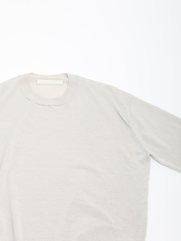 新品未使用　evam eva リネンプルオーバーE251K168 アイボリー evam eva｜linen pullover｜すべての商品