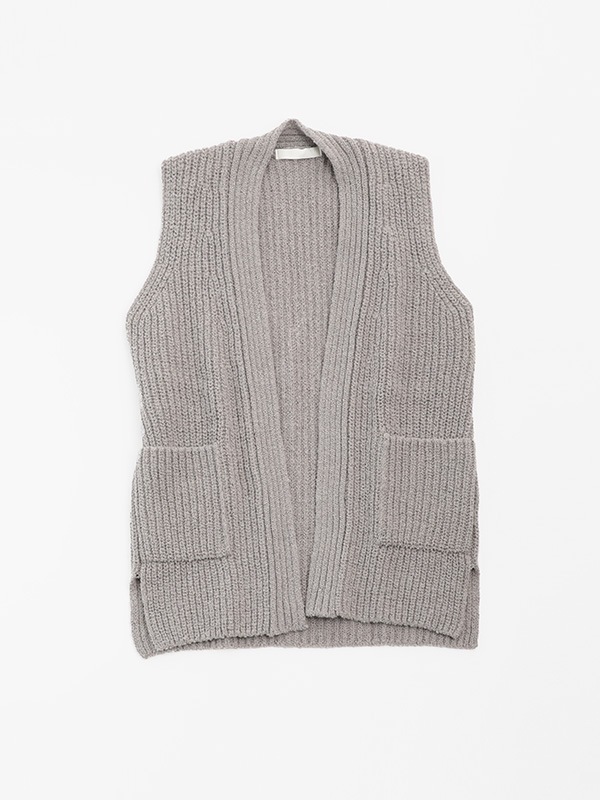 evam eva ニットベスト evam eva｜wool alpaca aze vest｜ladies',outer