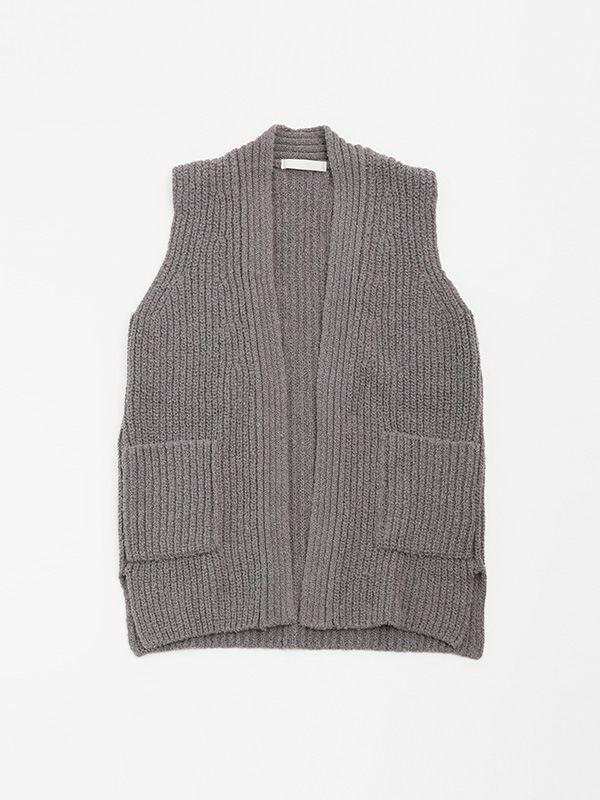 evam eva｜wool alpaca aze vest｜ladies',outer