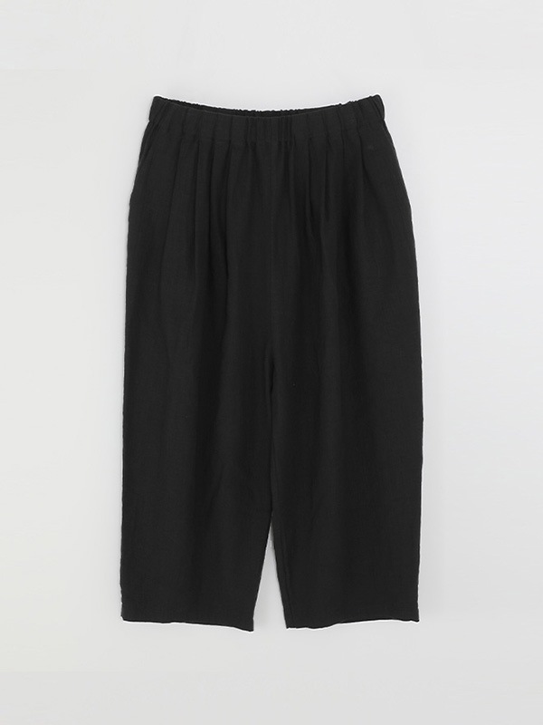 evam eva｜water linen tuck pants｜ladies',bottoms