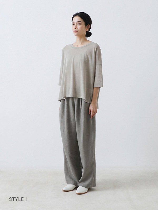 linen wide pants