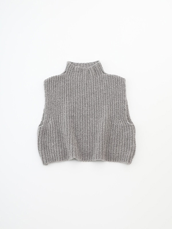 evam eva｜wool alpaca aze vest｜すべての商品