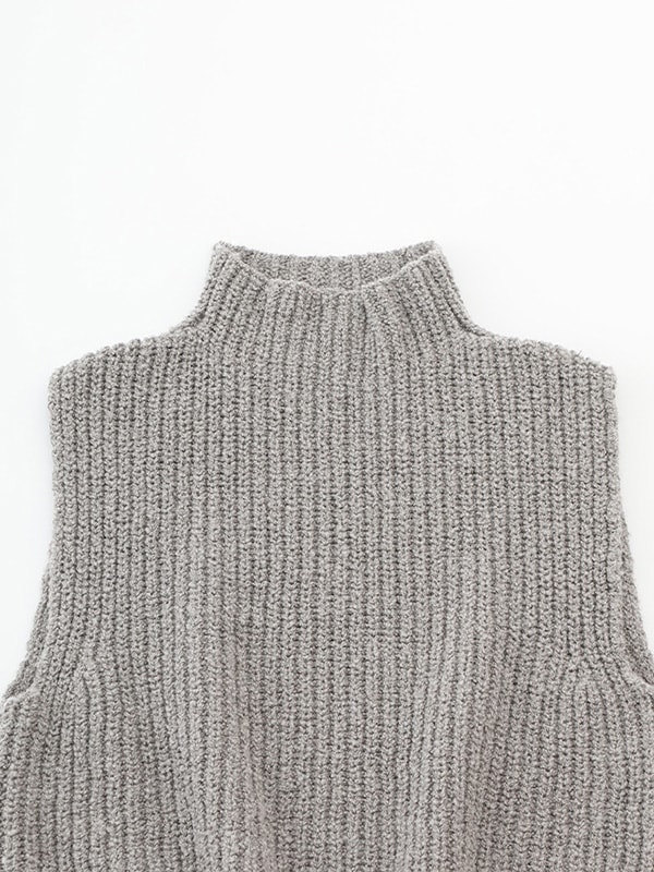 evam eva｜wool alpaca aze vest｜すべての商品