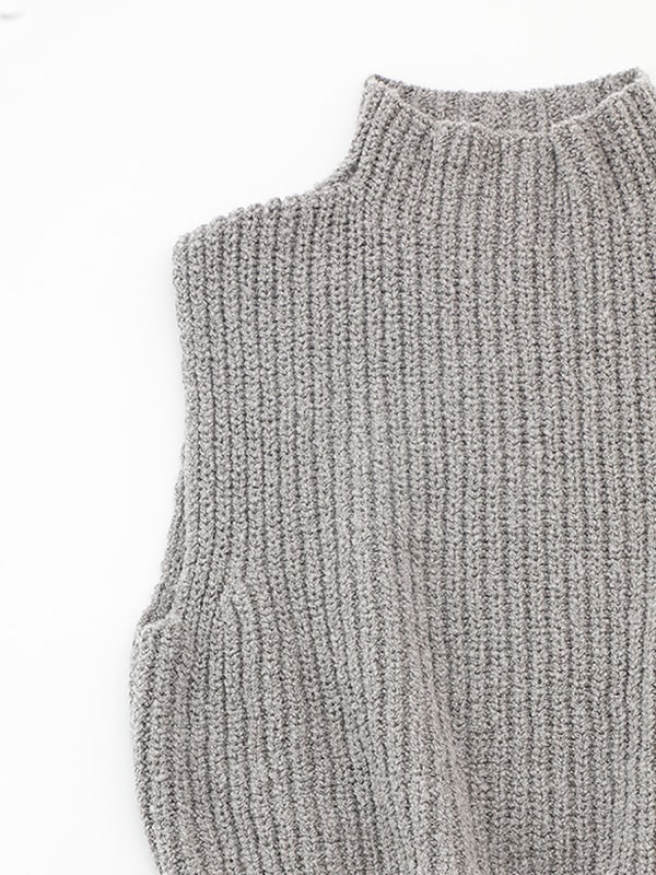 evam eva｜wool alpaca aze vest｜すべての商品