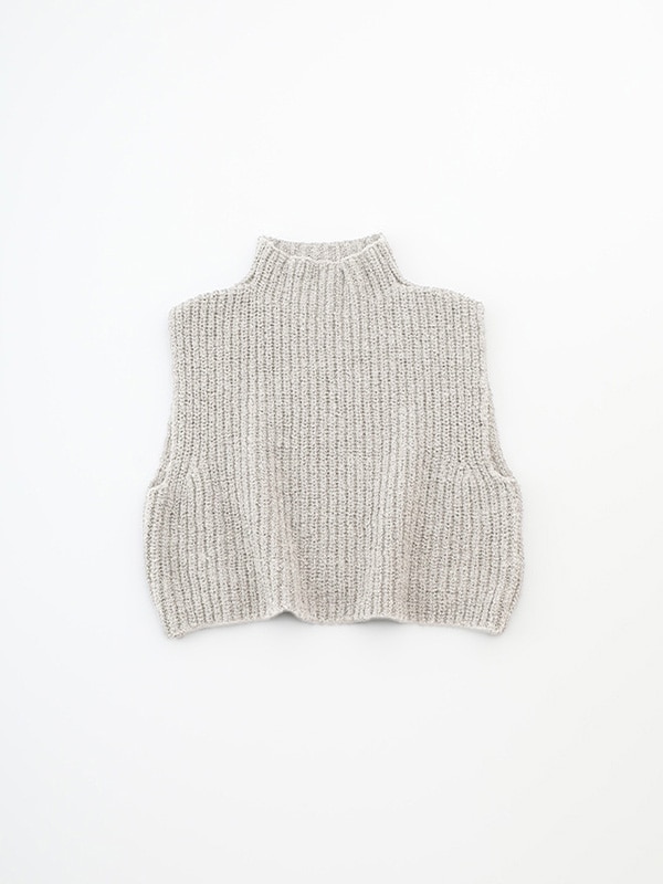 evam eva｜wool alpaca aze vest｜すべての商品