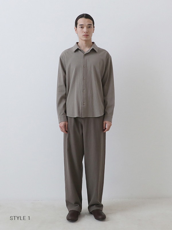 evam eva｜cotton shirt [men's]｜men's