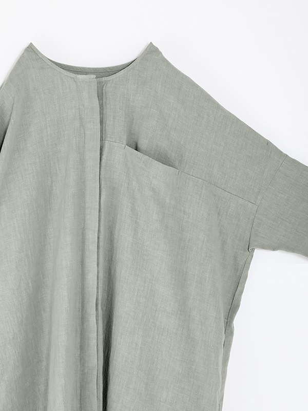 evam eva｜water linen tunic shirt｜ladies',tops