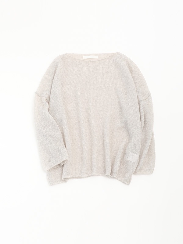 トップス evam eva mohair lily pullover grege evam eva mohair lily pullover grege evam eva - mohair silk