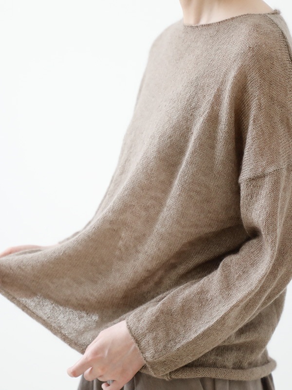 evam eva｜mohair silk pullover｜すべての商品