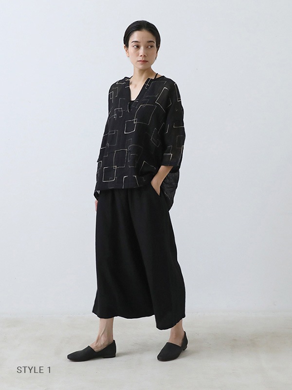linen sarrouel pants