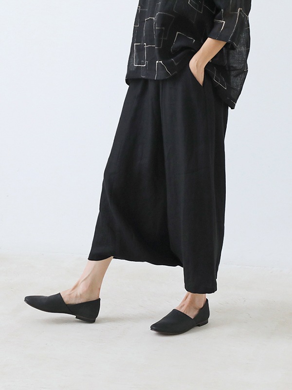 linen sarrouel pants