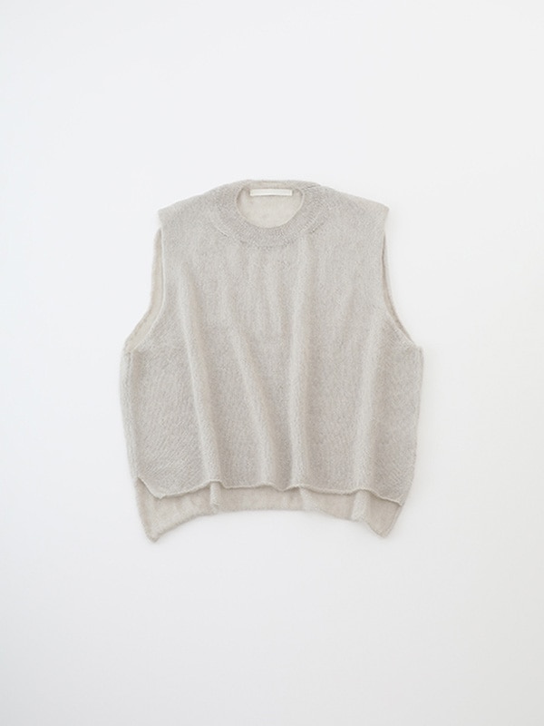 トップス soyy.mohair minimal vest(gray) Tessa Mohair Vest -Grey – Øst London