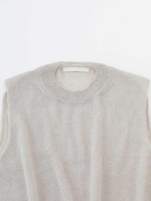 evam eva｜mohair silk vest｜ladies',tops