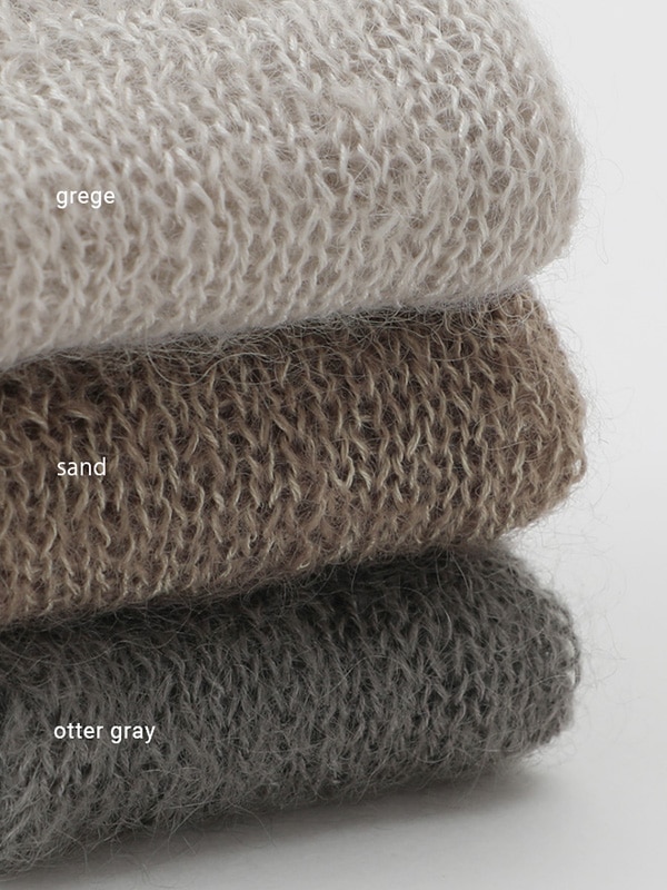 evam eva｜mohair silk vest｜ladies',tops