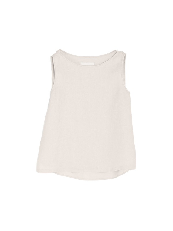 evam eva｜linen sleeveless｜ladies',tops