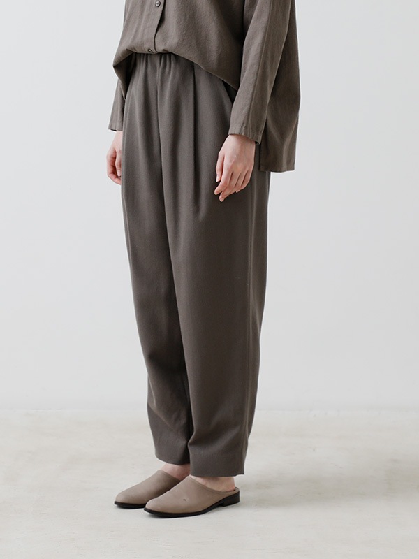 evam eva｜wool tuck pants｜ladies',bottoms