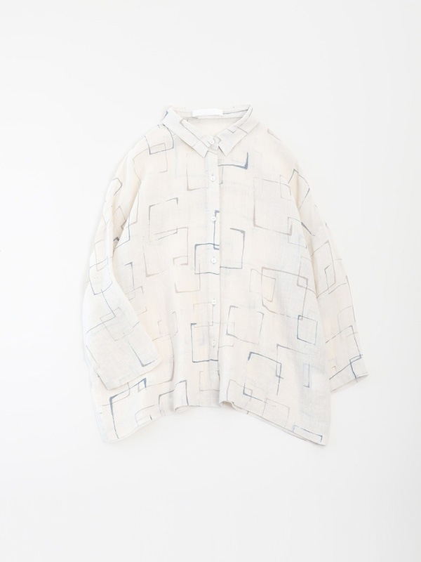 printed square shirt