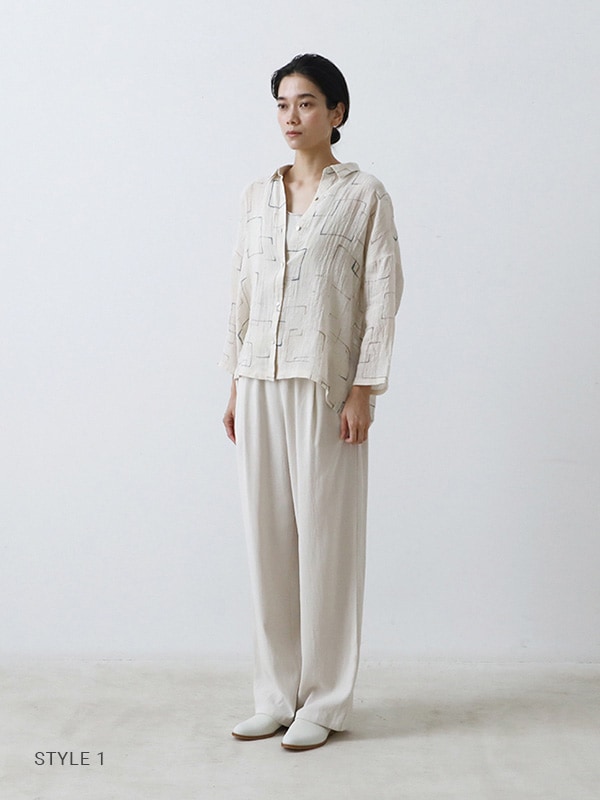 printed square shirt