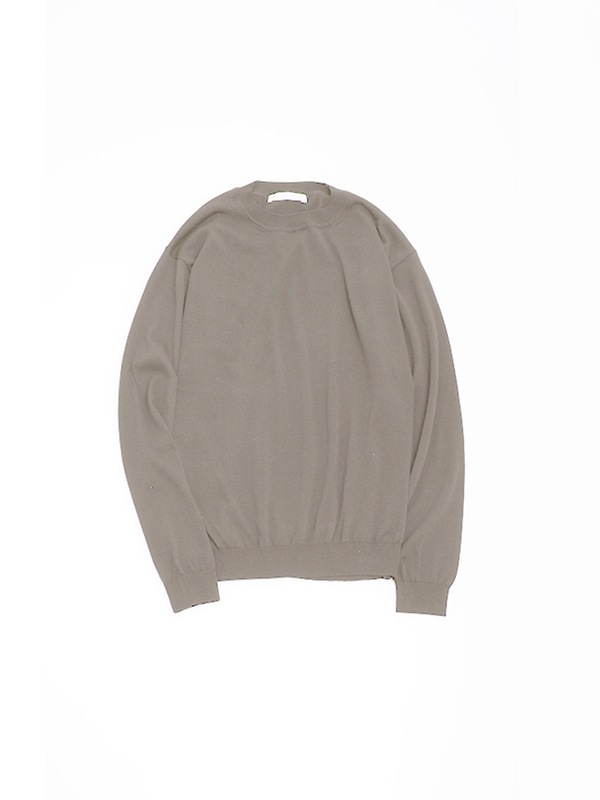 evam eva｜cotton cupro pullover [men's]｜men's