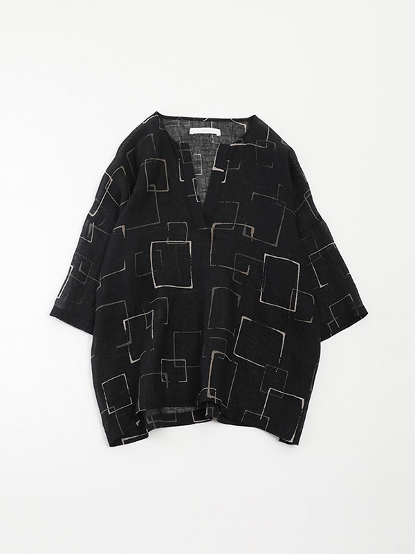 evam eva｜printed wide pullover ｜ladies'