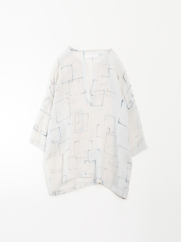 evam eva｜printed wide pullover ｜すべての商品