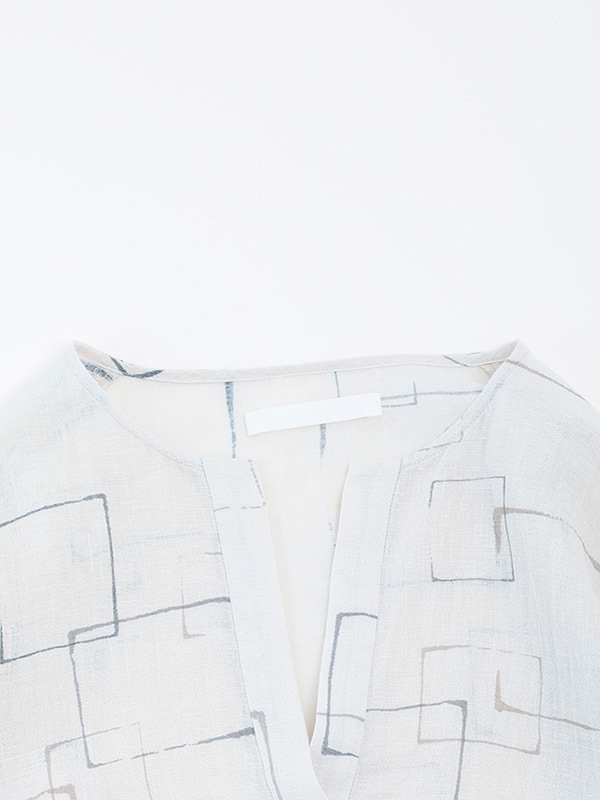 evam eva｜printed wide pullover ｜すべての商品