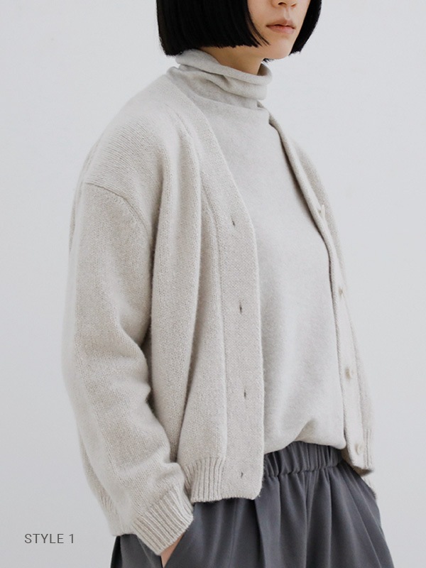 cashmere cardigan
