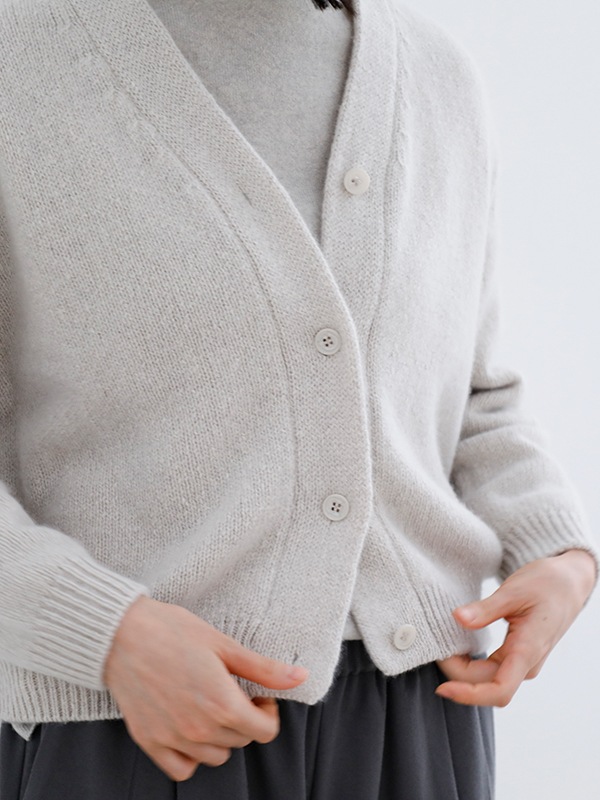cashmere cardigan