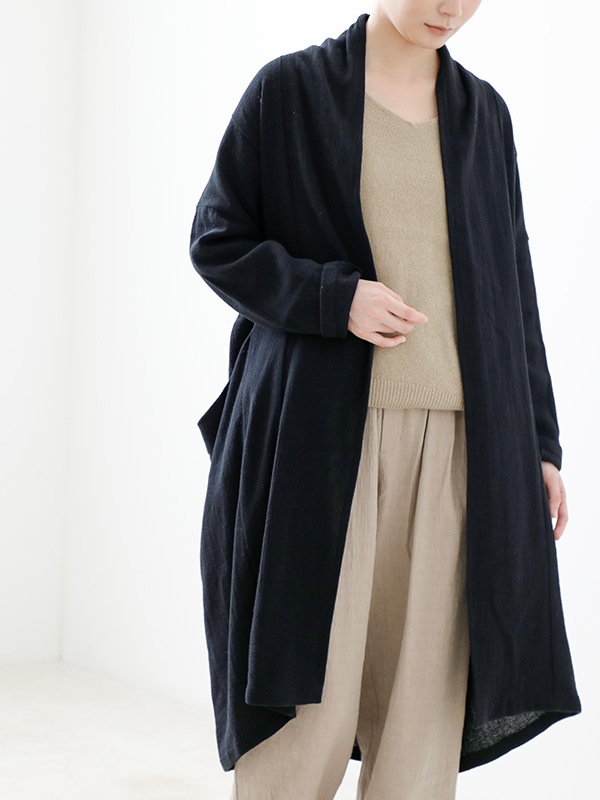 evam eva｜linen cotton robe｜ladies',tops