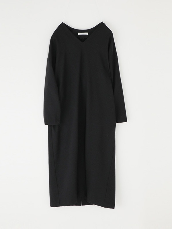 wool v neck one-piece