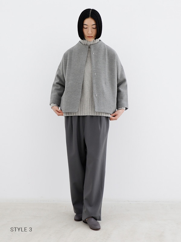 evam eva｜cashmere turtleneck｜ladies',tops