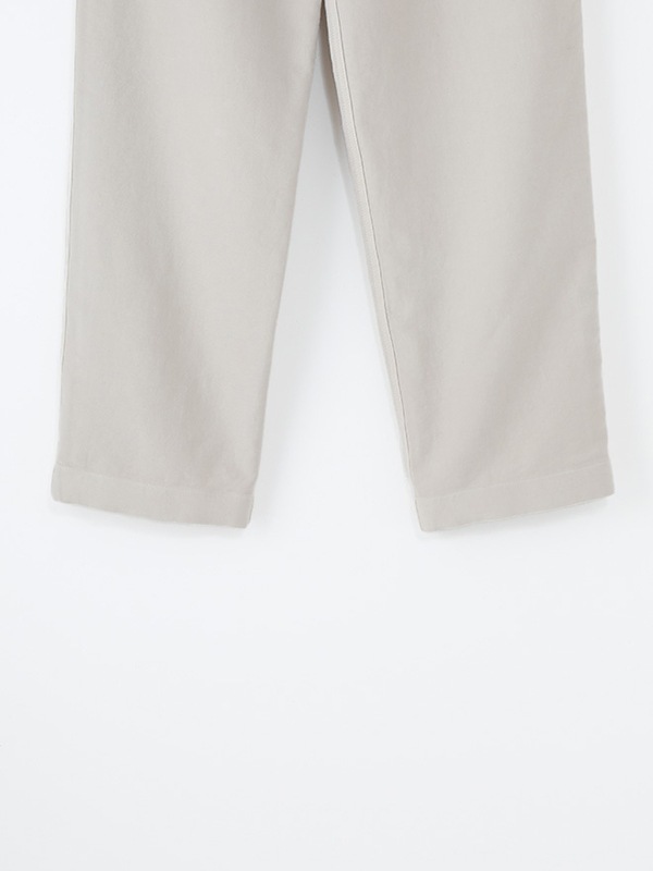 brushed cotton wide pants [men's]