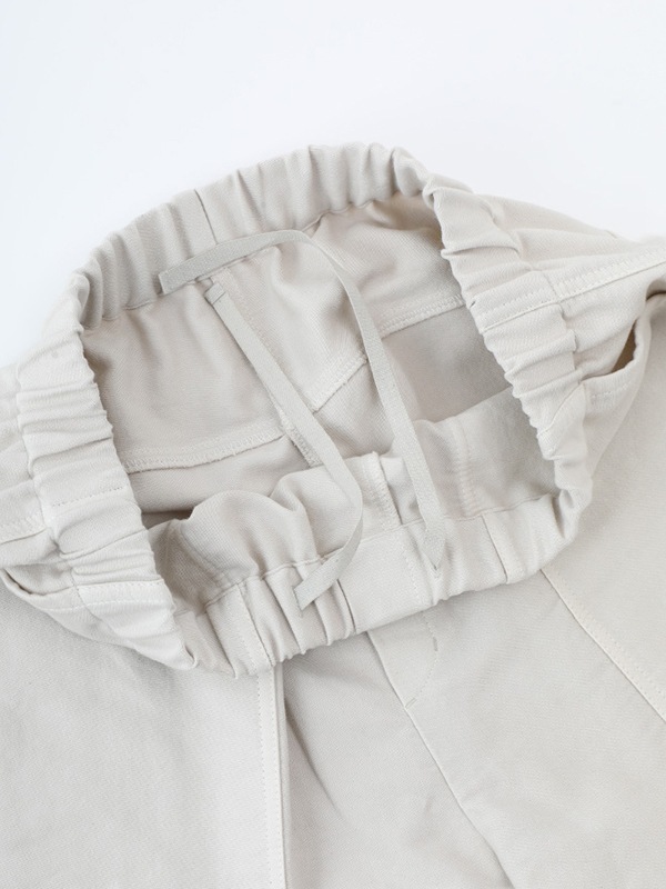 brushed cotton wide pants [men's]