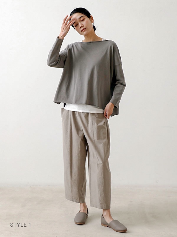 evam eva｜cotton pullover｜ladies',tops