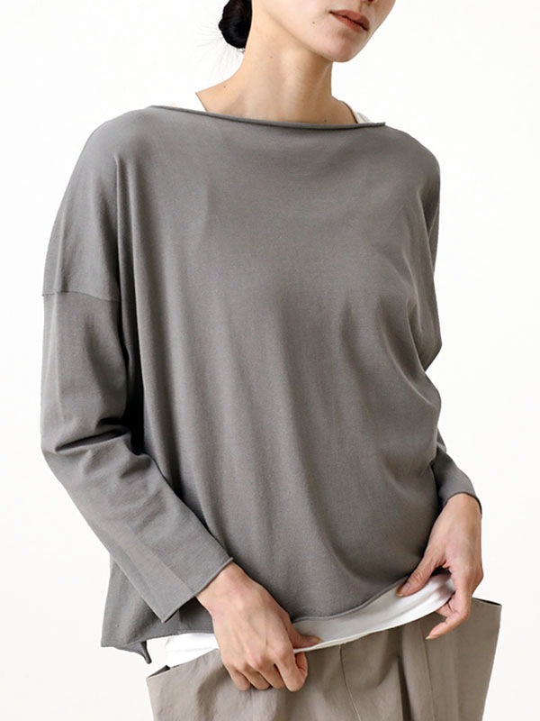 トップス evam eva cotton pullover E261K095 evam eva｜cotton pullover｜ladies',tops