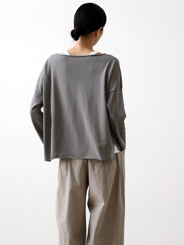 evam eva｜cotton pullover｜ladies',tops