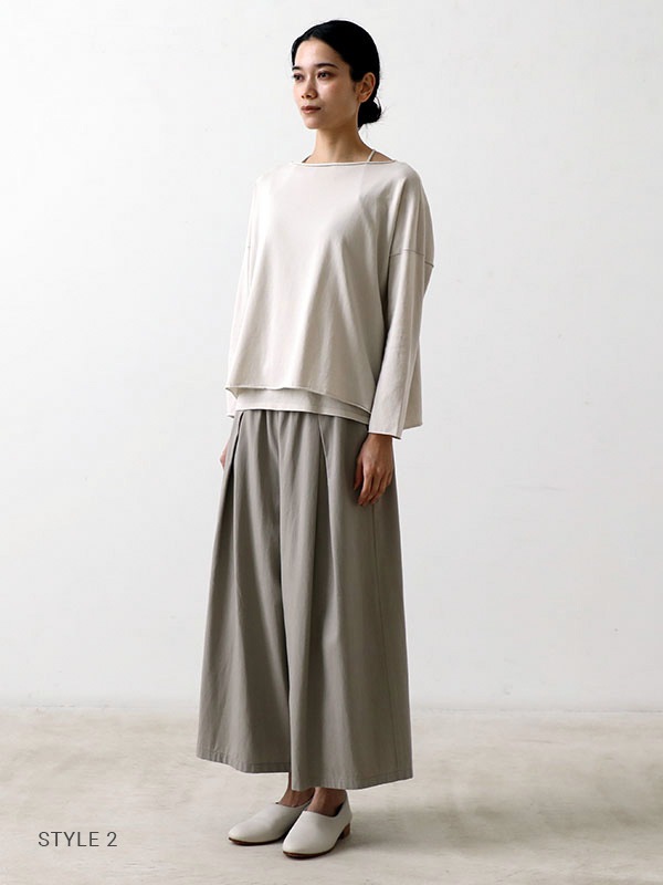 evam eva｜cotton pullover｜ladies',tops