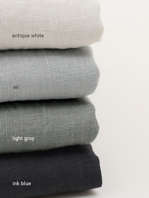 linen tuck pullover