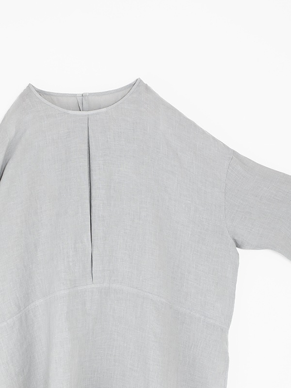 evam eva｜linen tuck pullover｜ladies',tops
