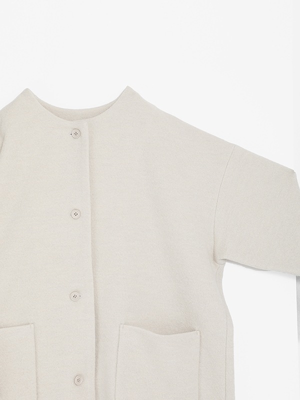 press wool middle coat
