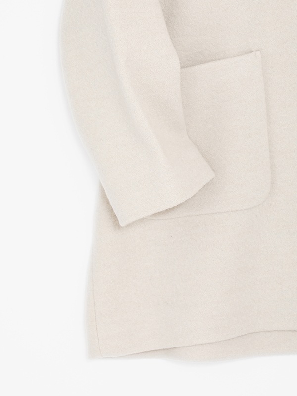 press wool middle coat