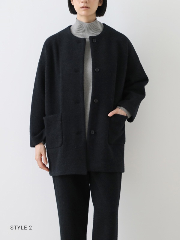 press wool middle coat