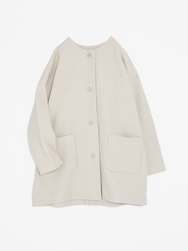 press wool middle coat