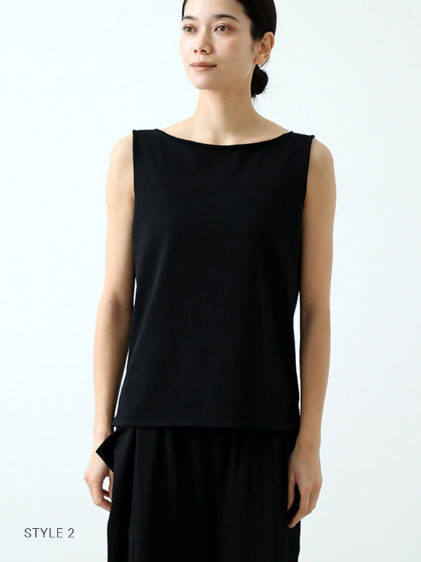 evam eva｜cotton sleeveless｜ladies',tops