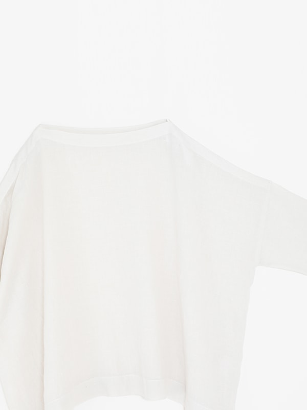 linen wide pullover
