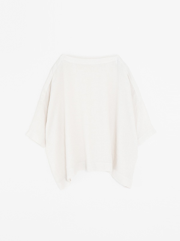 linen wide pullover