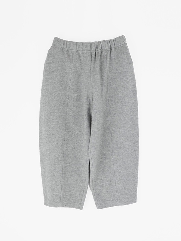 press wool cropped pants