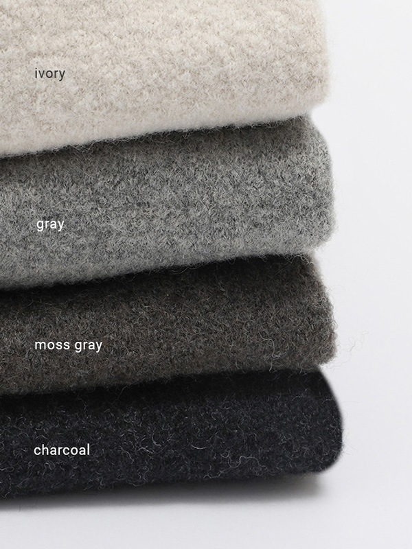 press wool cropped pants