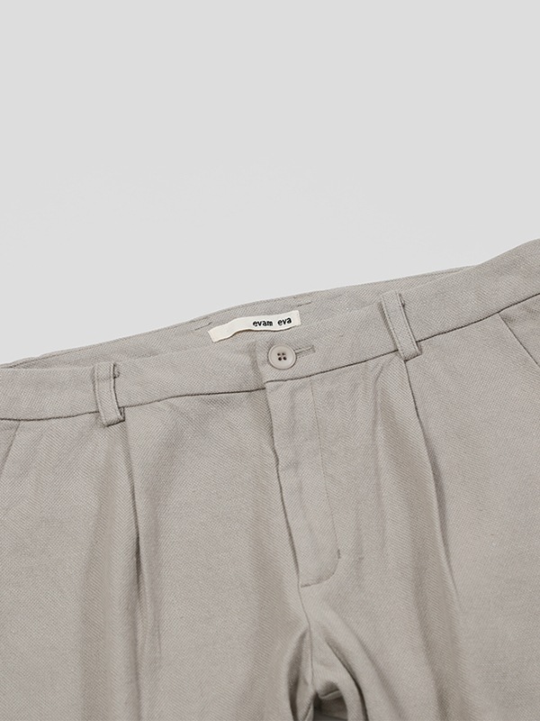 evam eva｜linen cotton narrow pants [men's]｜men's