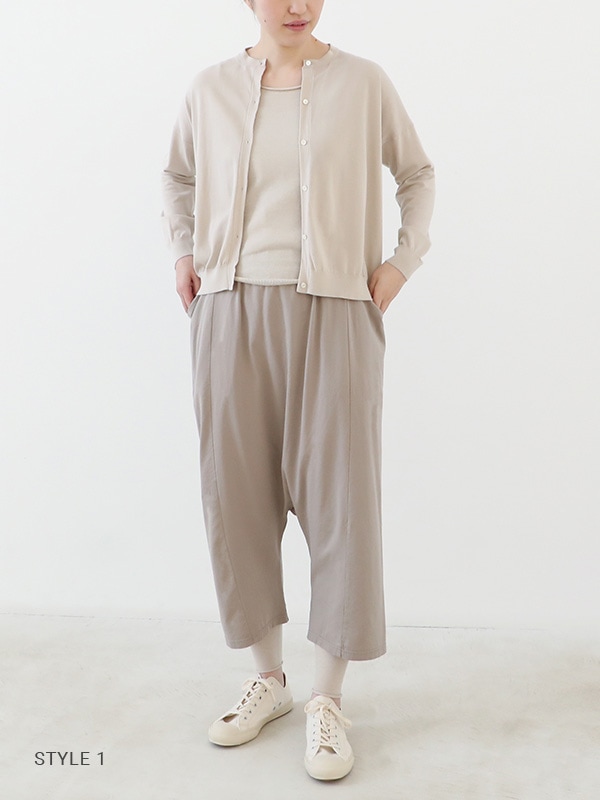 【evam eva】cotton sarrouel pants ノースシー evam eva｜cotton sarrouel pants｜ladies',bottoms